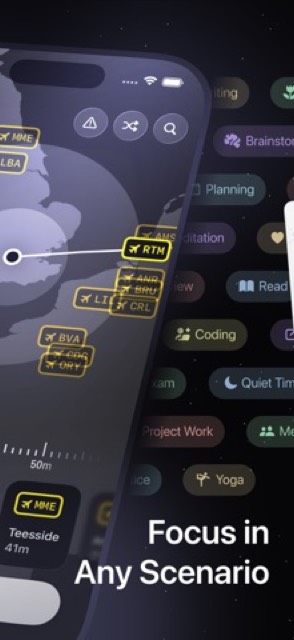 FocusFlight - Deepfocus Timer — App Store screenshot 2