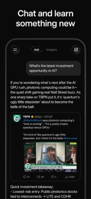 Grok AI — App Store screenshot 3