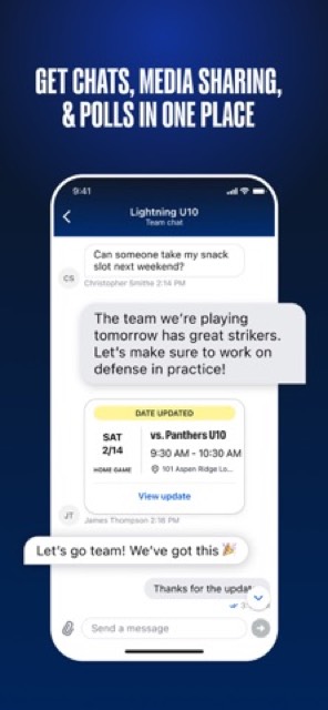 TeamSnap ONE — App Store screenshot 5