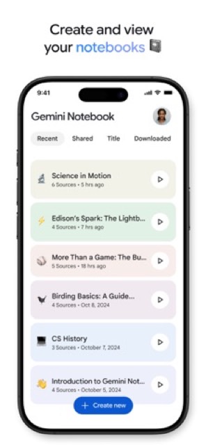 Gemini Notebook — App Store screenshot 2