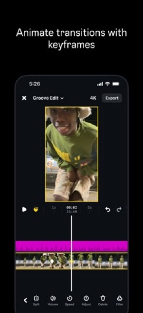 Edits: Video Editor — App Store screenshot 3
