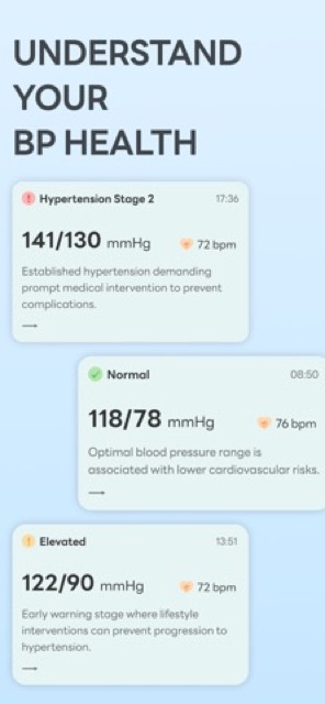 Finger Blood Pressure: BP Mate — App Store screenshot 4