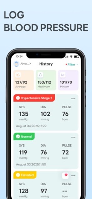 Finger Blood Pressure: BP Mate — App Store screenshot 5