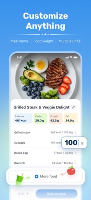 WiseMeal: Al Calorie Tracker — App Store screenshot 4