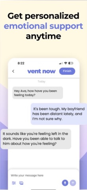 Vent Now: Emotional Support — App Store screenshot 3