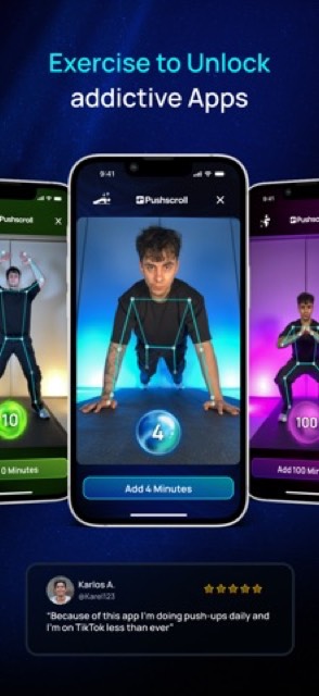 Pushscroll: Exercise To Scroll — App Store screenshot 2