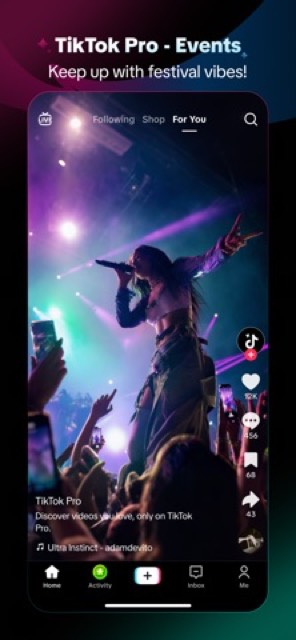 TikTok Pro - Events — App Store screenshot 4