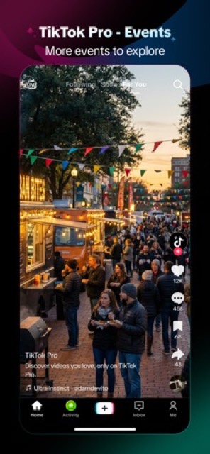 TikTok Pro - Events — App Store screenshot 5