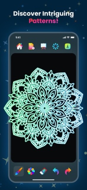 Doodle Magic: Glow Art Drawing — App Store screenshot 2