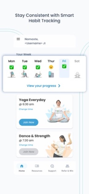 Habuild: Online Yoga Everyday — App Store screenshot 3