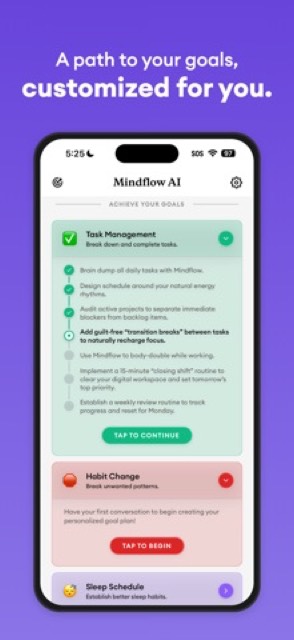 Mindflow AI: Overcome ADHD — App Store screenshot 2