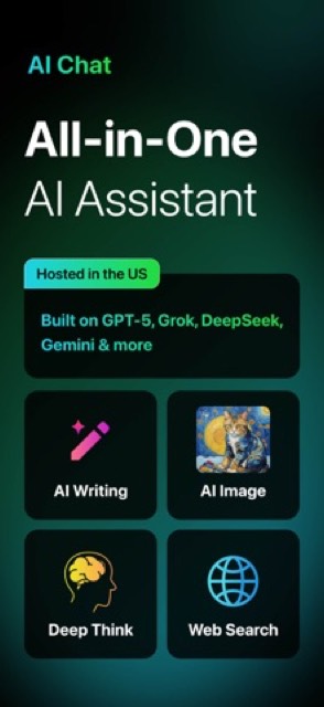 AI Chatbot & Design Assistant — App Store screenshot 1