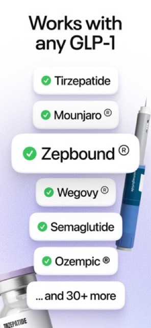 MeAgain: GLP-1 Tracker App — App Store screenshot 2