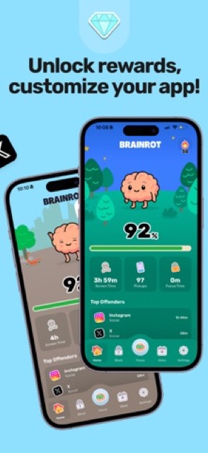 Brainrot: Screen Time Control — App Store screenshot 3