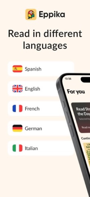 Eppika: Read & Learn Languages — App Store screenshot 2