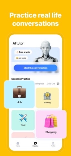 LangLearn: AI English Tutor — App Store screenshot 3