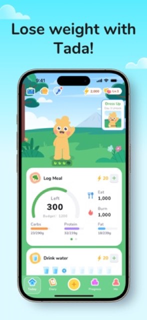 TadaPal: Easy Weight Loss Pal — App Store screenshot 1