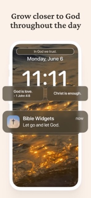 Bible Widgets: Verses & Prayer — App Store screenshot 1