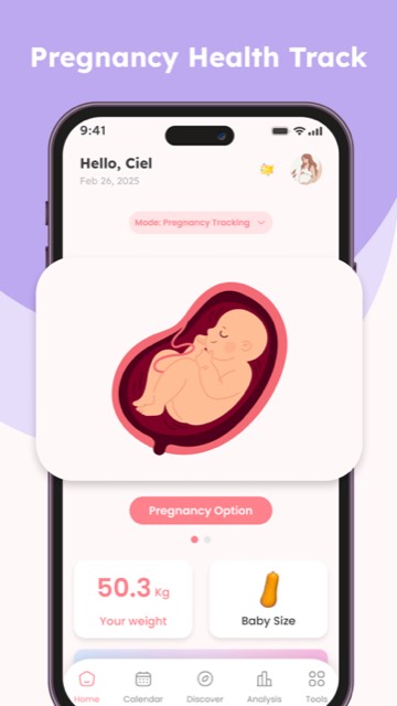 Momiary: Pregnancy Tracker — App Store screenshot 1