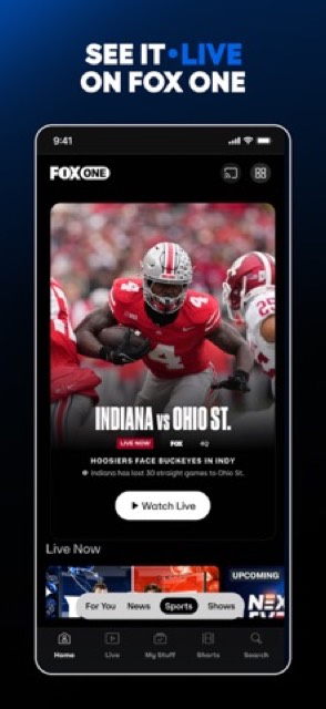 FOX One: Live News, Sports, TV — App Store screenshot 2