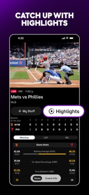 FOX One: Live News, Sports, TV — App Store screenshot 5