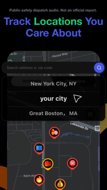 CrimeRadar Dispatch Audio — App Store screenshot 3