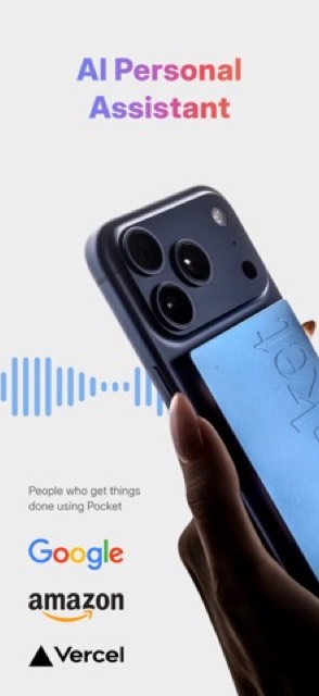 Pocket - AI Personal Assistant — App Store screenshot 1