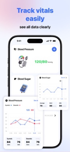 CardiaLink-Heart rate&Health — App Store screenshot 3