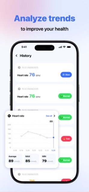 CardiaLink-Heart rate&Health — App Store screenshot 4