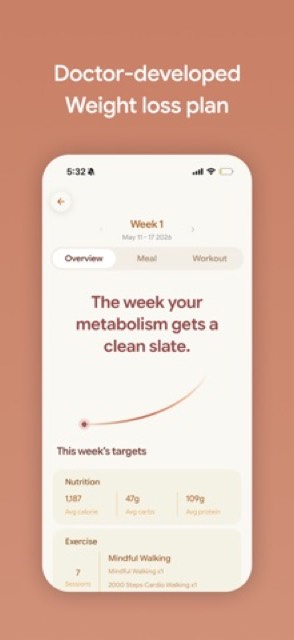 Glow: Diet Coach & Meal Plans — App Store screenshot 3
