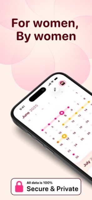 Ovi Cycle & Period Tracker — App Store screenshot 1