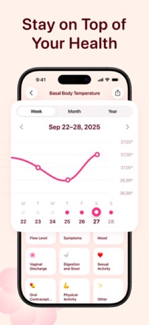 Ovi Cycle & Period Tracker — App Store screenshot 3