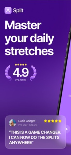 Split - Stretches at home — App Store screenshot 1