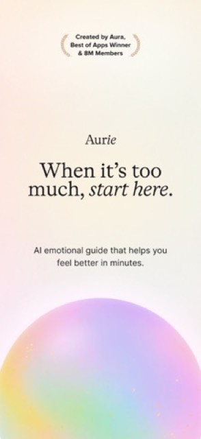Aurie: Process Your Feelings — App Store screenshot 1