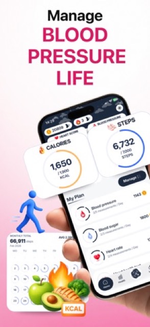 Free Blood Pressure Monitor™ — App Store screenshot 4