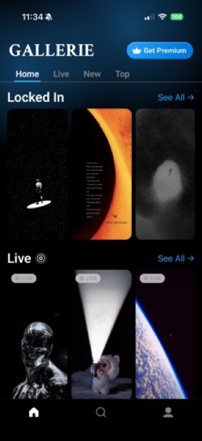 Gallerie Wallpapers — App Store screenshot 1