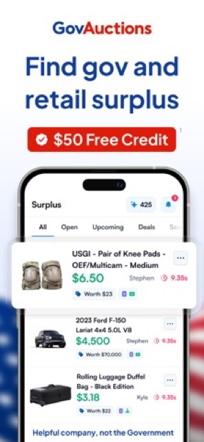 GovAuctions.com - Shop Surplus — App Store screenshot 1