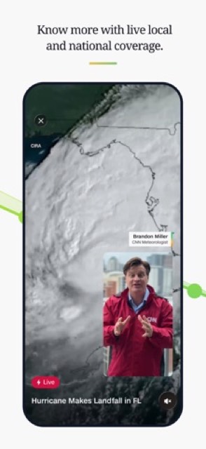 CNN Weather — App Store screenshot 1