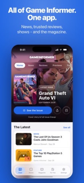 Game Informer Magazine — App Store screenshot 1