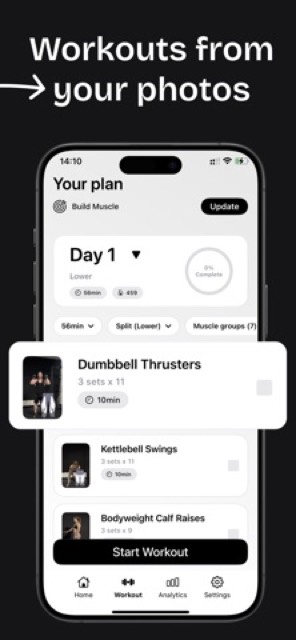 uFit AI: Gym & Fitness Planner — App Store screenshot 4