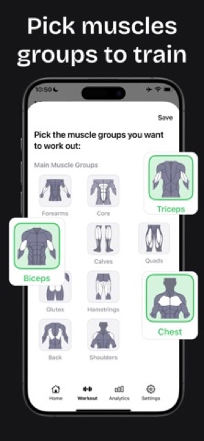 uFit AI: Gym & Fitness Planner — App Store screenshot 5
