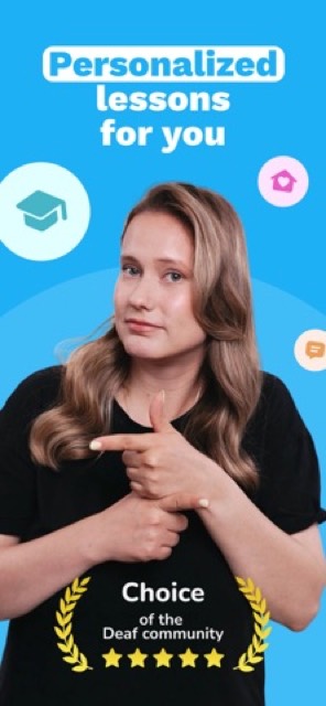 ASL Otty: Signs Language Learn — App Store screenshot 1