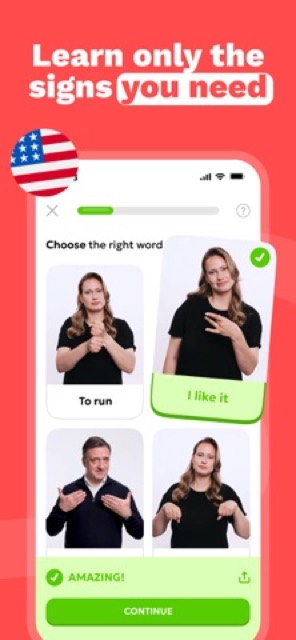ASL Otty: Signs Language Learn — App Store screenshot 3