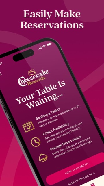 The Cheesecake Factory — App Store screenshot 3