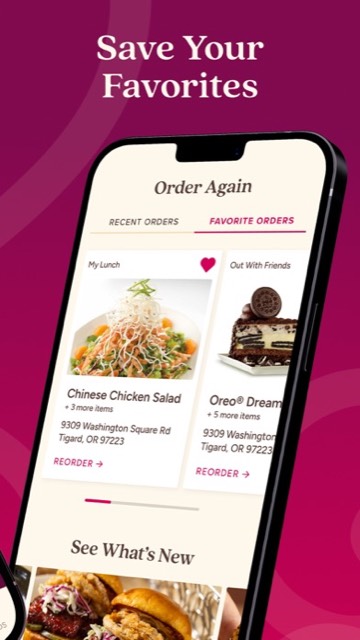 The Cheesecake Factory — App Store screenshot 4