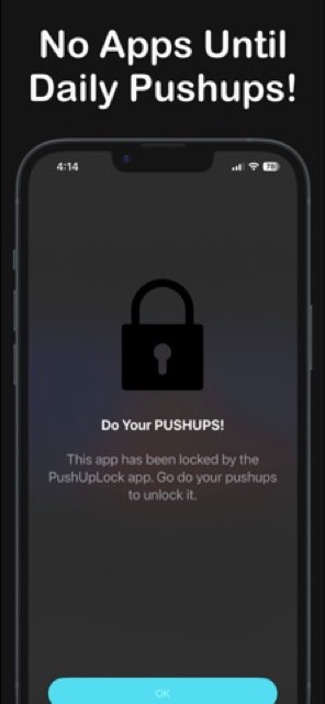 PushUpLock - Push Up Blocker — App Store screenshot 1