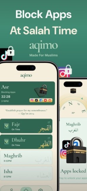 Aqimo: Salah Focus — App Store screenshot 1
