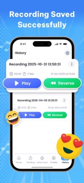 Reverse Audio: Sing Challenge — App Store screenshot 5