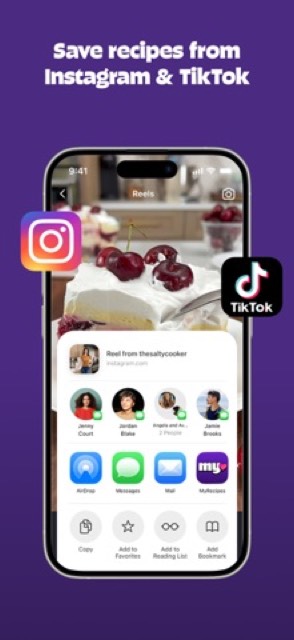 MyRecipes — App Store screenshot 1