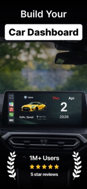 myCar: Car Widgets & Dashboard — App Store screenshot 1